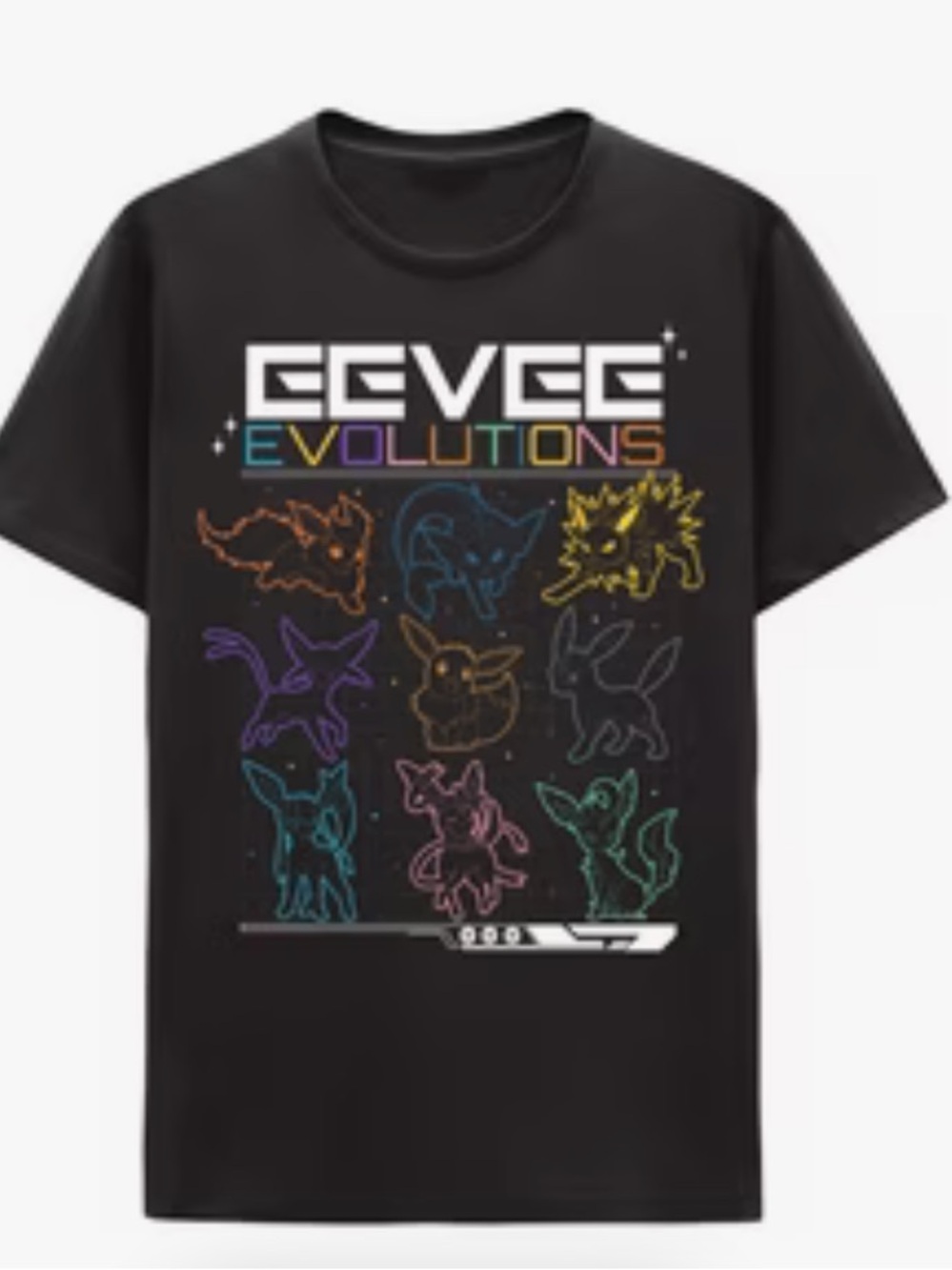 NEW Pokemon Eevee Eeveelutions Unisex Graphic T-Shirt size: M - Picture 2 of 5
